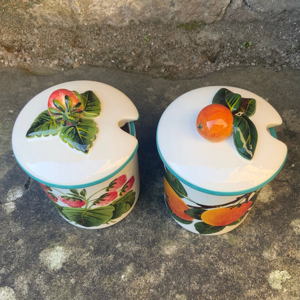 Strawberry Medium Jam Pot