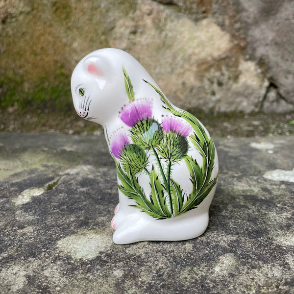 Thistle Small Thinking Cat