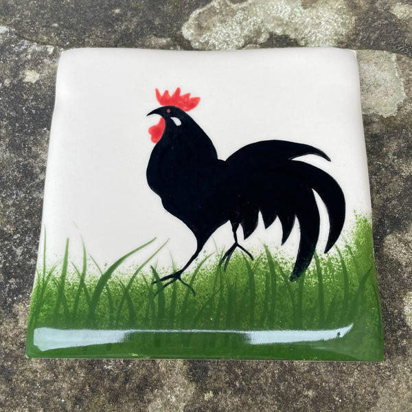 Cockerel Rustic Tile