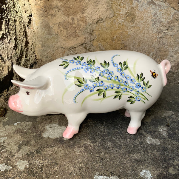 Forget Me Not Standing Pig