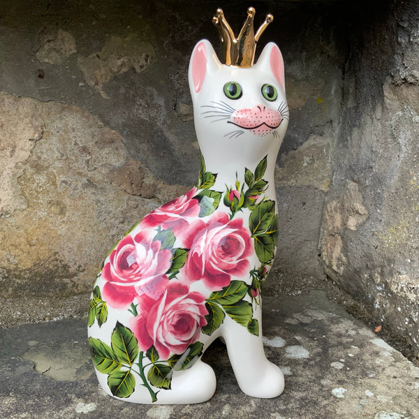 Crown Cabbage Rose Large Cat