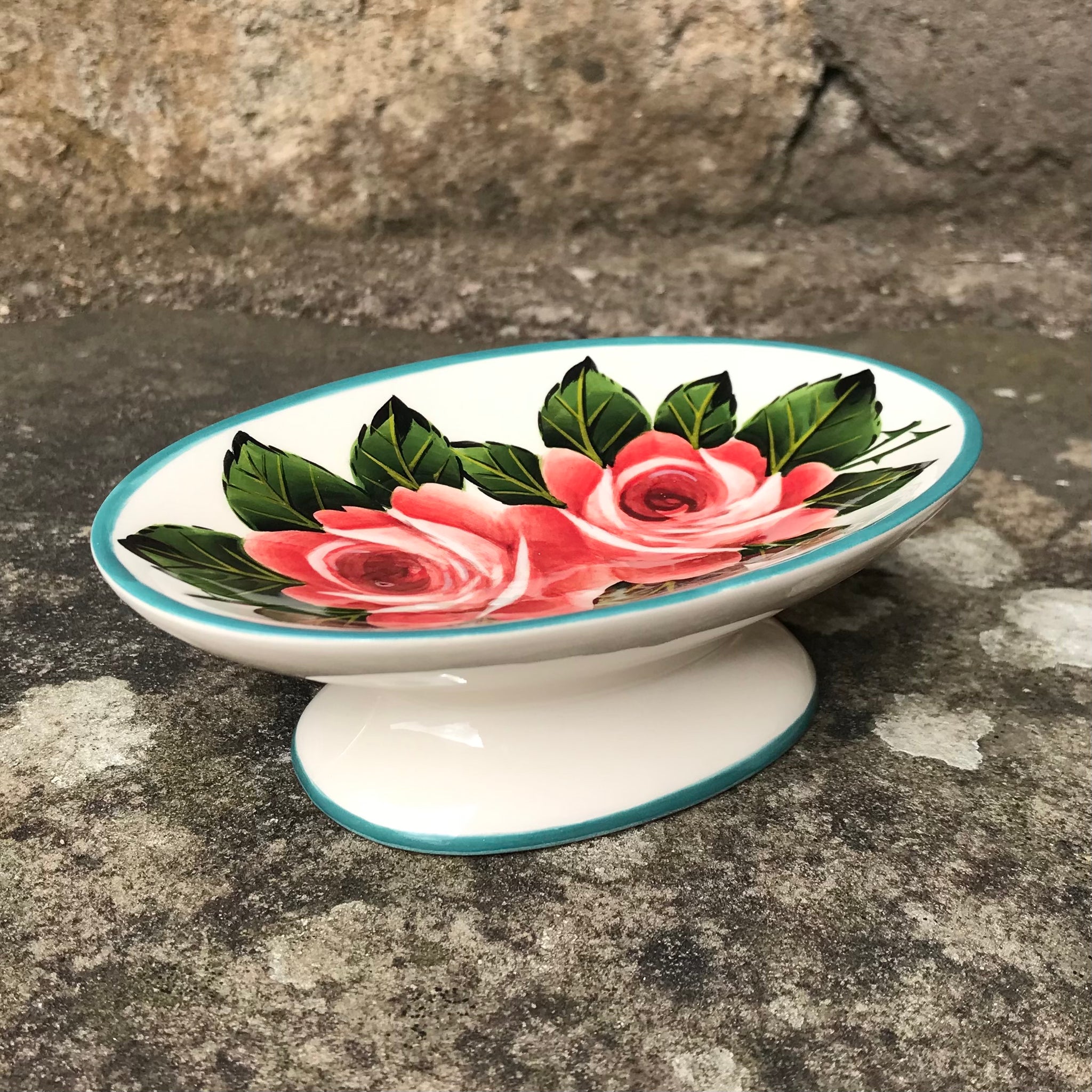 Cabbage Rose Bonbon Dish