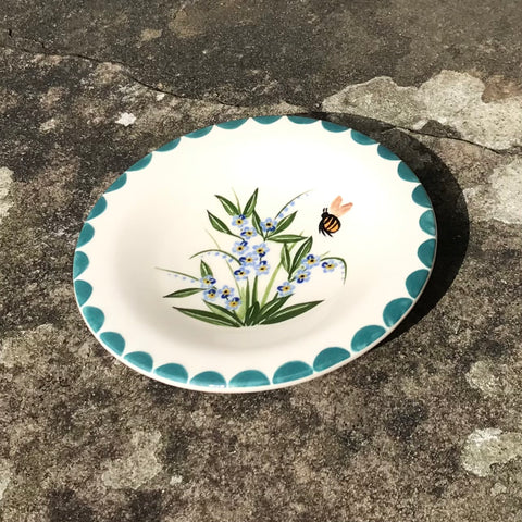 Forget Me Not and Bee Tiny Plate