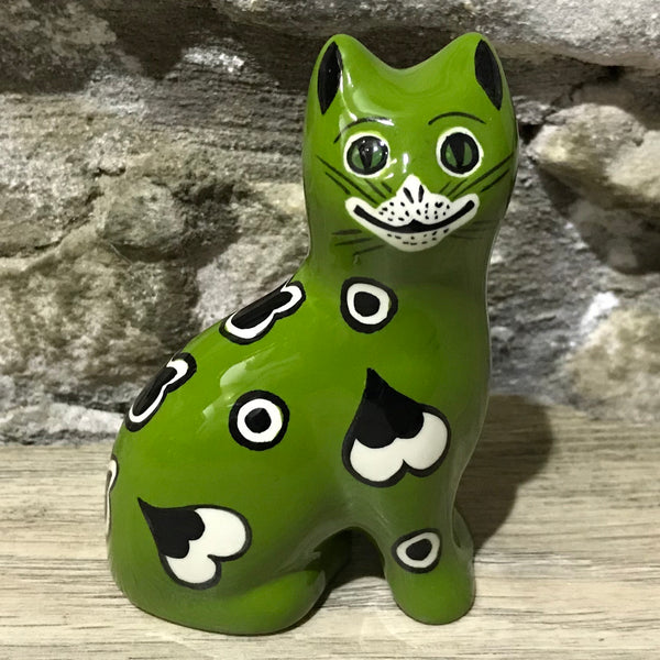 Green Gallé Tiny Cat