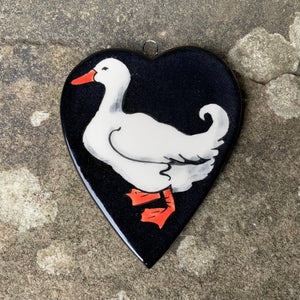 Duck Small Hanging Heart