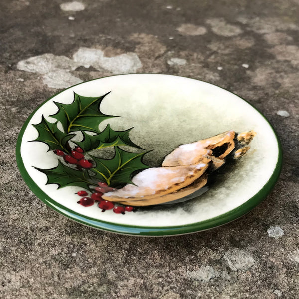 Mince Pie and Holly Tiny Plate