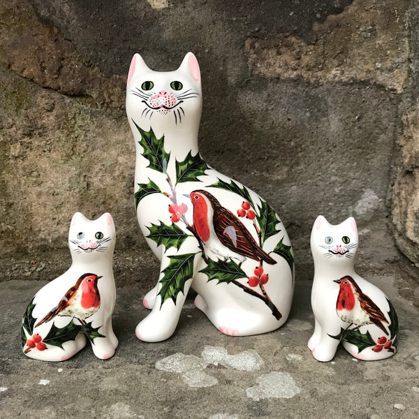 Robin and Holly Tiny Cat