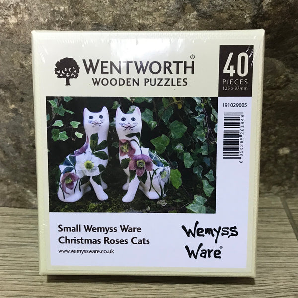Hellebore Cats Wemyss Ware Wentworth Wooden Jigsaw