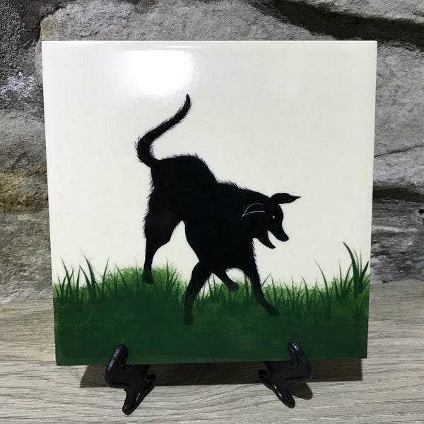 Dog 6 Inch Tile