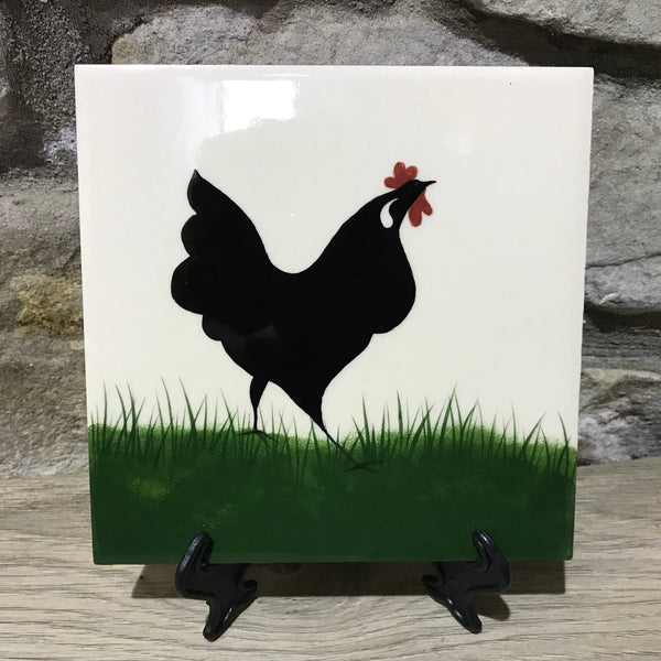 Hen 6 Inch Tile