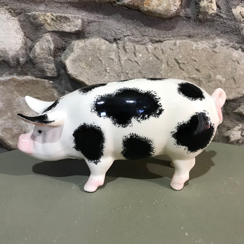 Black and White Standing Piggy Bank