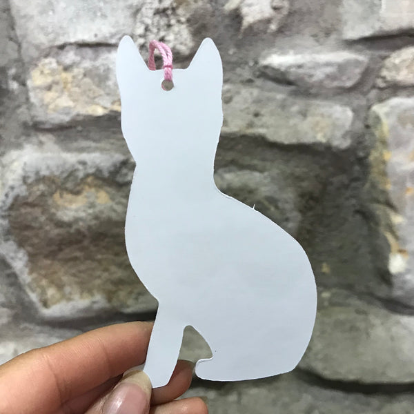 Black and White Cat Gift Tag