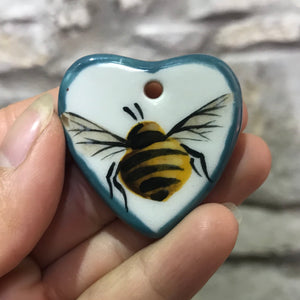 Bee Heart Pendant