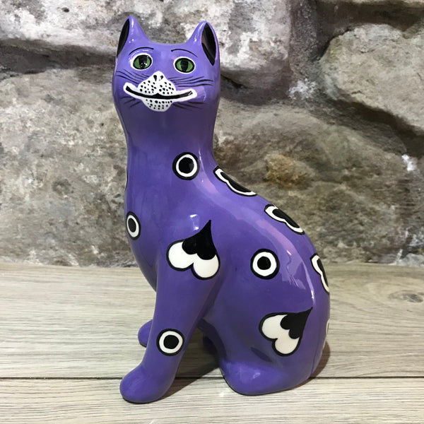 Dark Purple Gallé Small Cat