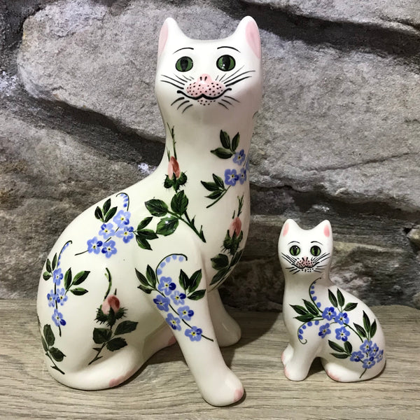 Forget Me Not and Rosebud Small Cat