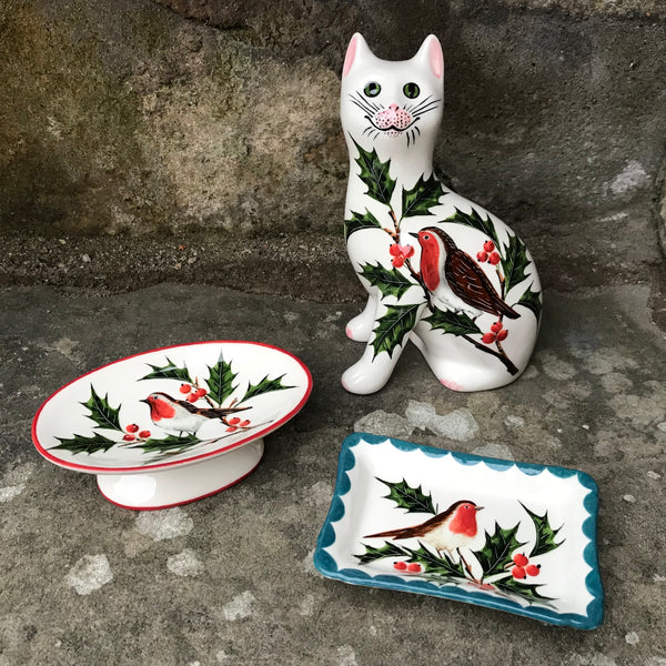 Robin and Holly Tiny Tray