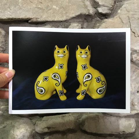 Paisley Cats Card