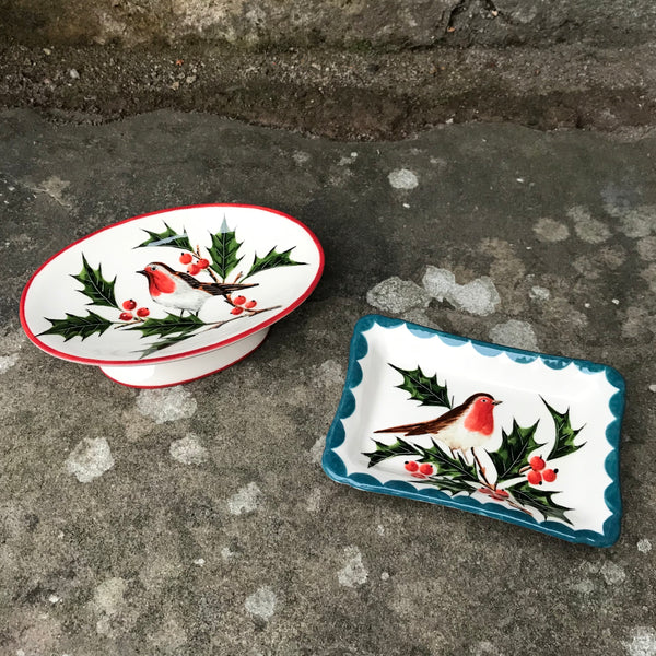 Robin and Holly Tiny Tray