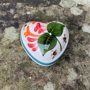 Honeysuckle Small Heart Trinket Box