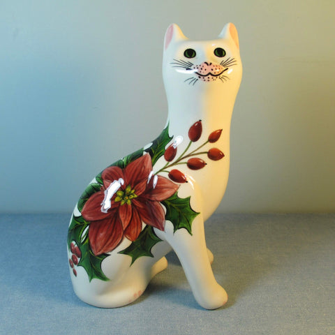 Hellebore and Holly Small Cat