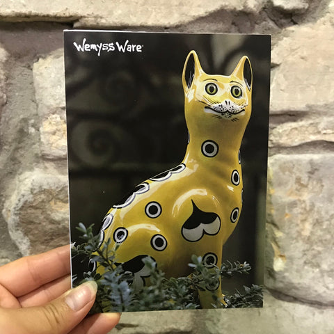Yellow Gallé Cat Notepad