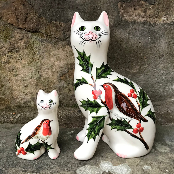 Robin and Holly Tiny Cat