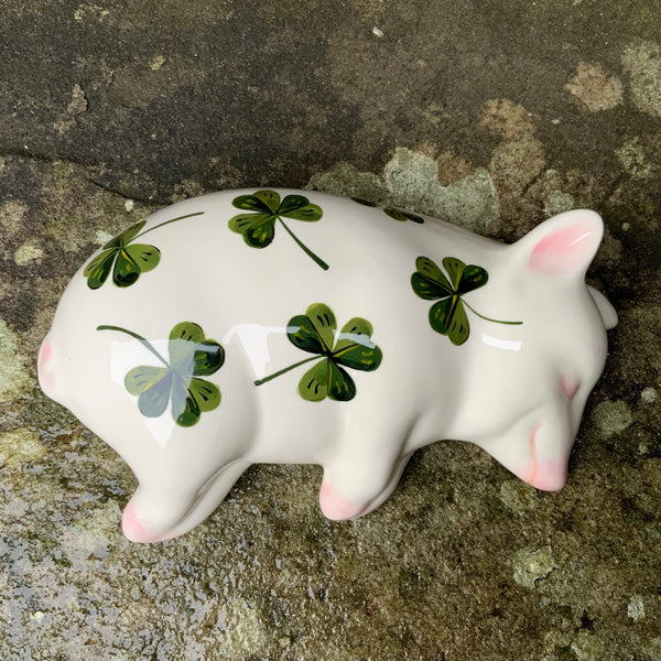 Shamrock Sleeping Piglet