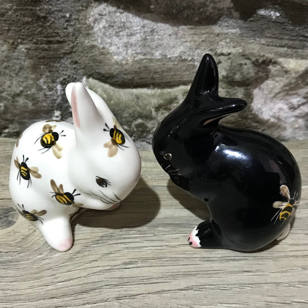 Black with Bee Tiny Rabbit