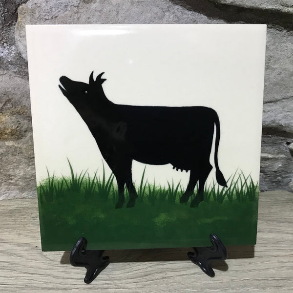 Cow 6 Inch Tile