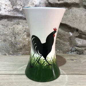 Cockerel Beaker Vase
