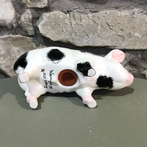 Black and White Standing Piggy Bank