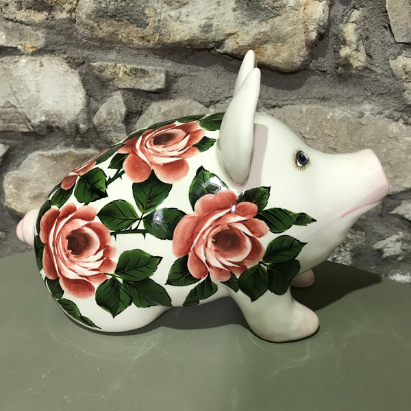 Cabbage Rose Medium Pig