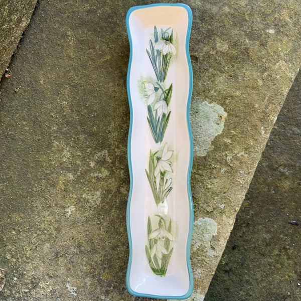 Snowdrop Fluted Tray