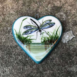 Dragonfly Heart Pendant
