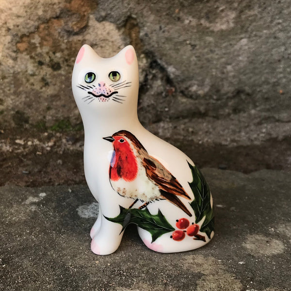 Robin and Holly Tiny Cat