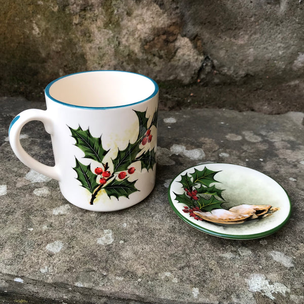 Mince Pie and Holly Tiny Plate