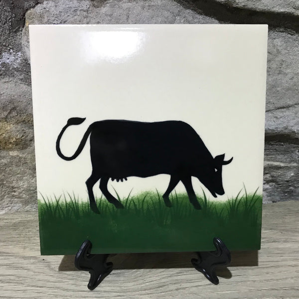 Cow 6 Inch Tile