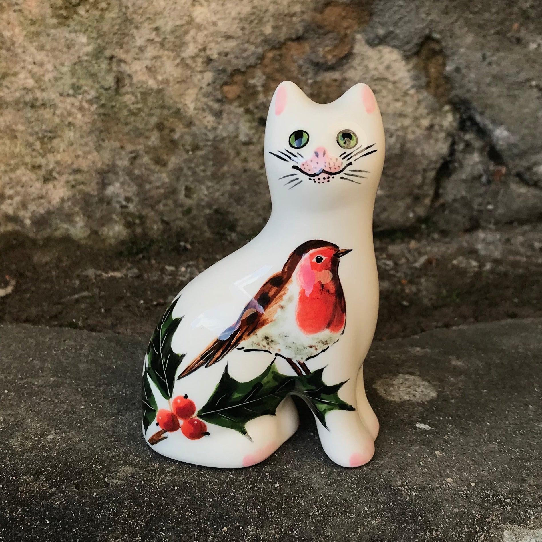 Robin and Holly Tiny Cat