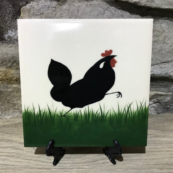 Hen 6 Inch Tile