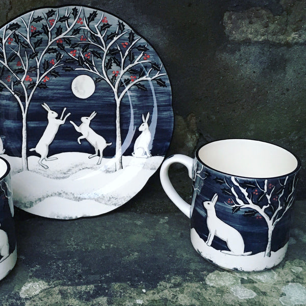 Holly Rabbit Earlshall Small Mug