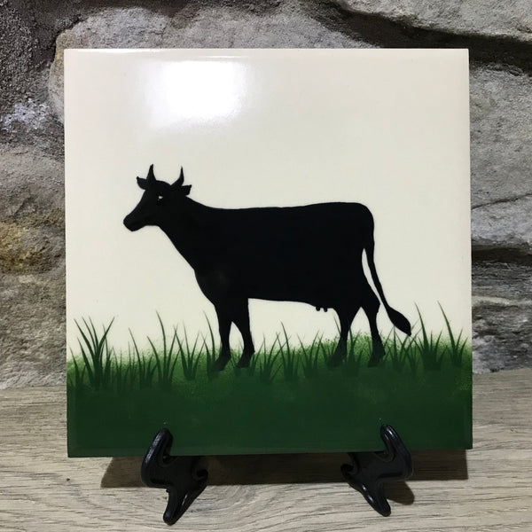 Cow 6 Inch Tile