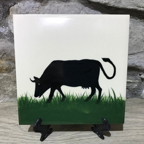 Cow 6 Inch Tile